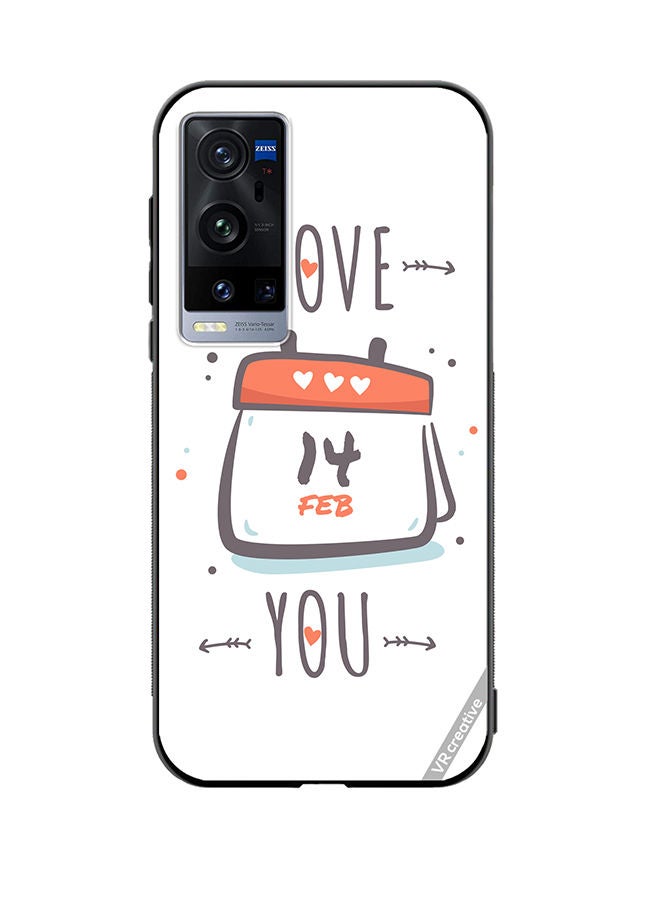 VR CREATIVE Protective Case Cover For Vivo X60 Pro Plus I Love You Design Multicolour - Image 1