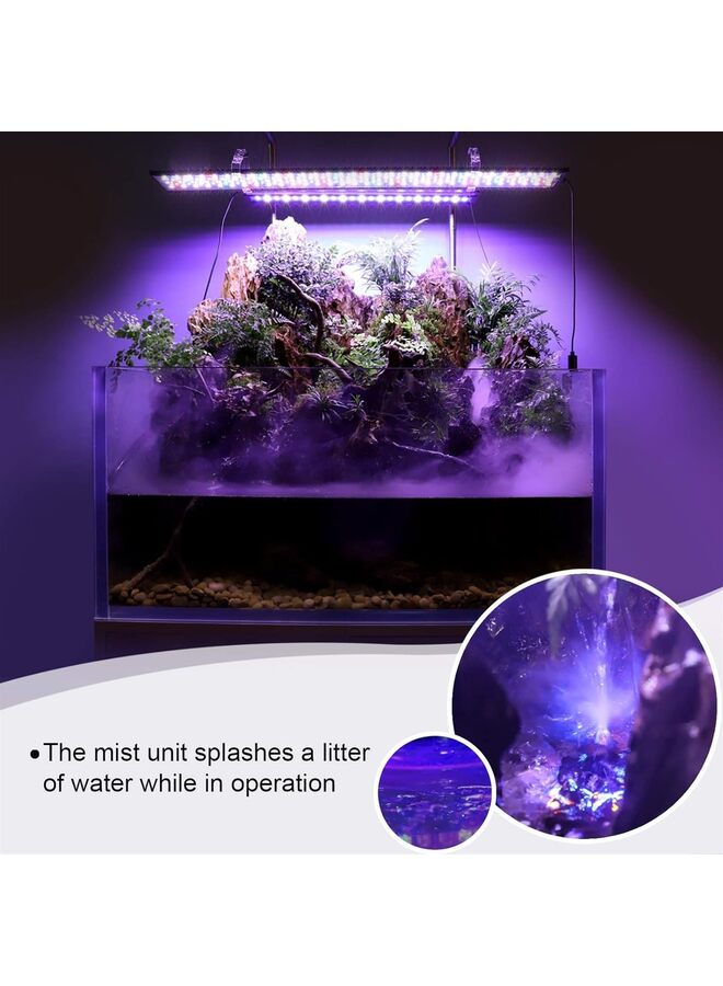 LAMAY 12LED Mist Maker, Mister Fogger Water Fountain Pond Fog Machine Atomizer Air Humidifier, Indoor Fountain Mister Foggers Perfect for Halloween, Christmas and Other Holiday - Image 5