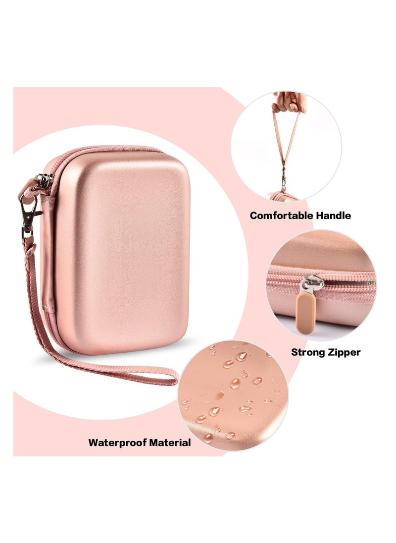 XICEN Digital Camera Case,Portable Mini Camera Box Compatible with Nsoela,CAMKORY,STUOGYUM,Zostuic,VAHOIALD,Kodak Pixpro(pink)  - Image 3