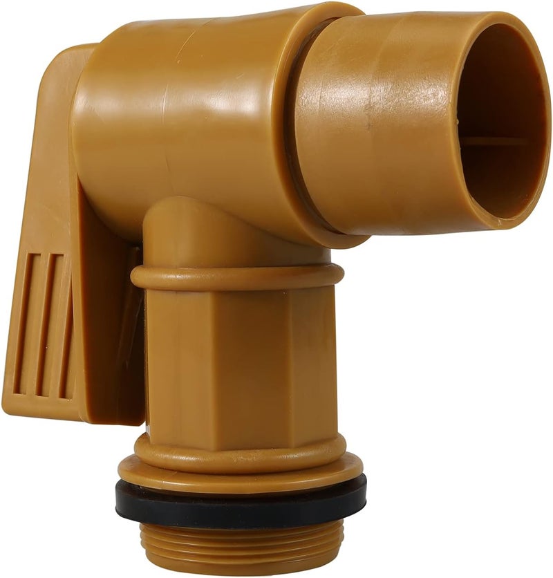 MUGLIO Drum Tap Polyethylene Drum Faucet Plastic Spigot 2" Barrel Faucet Tap Replacement Parts with EPDM Gasket BSP Connection - Image 1