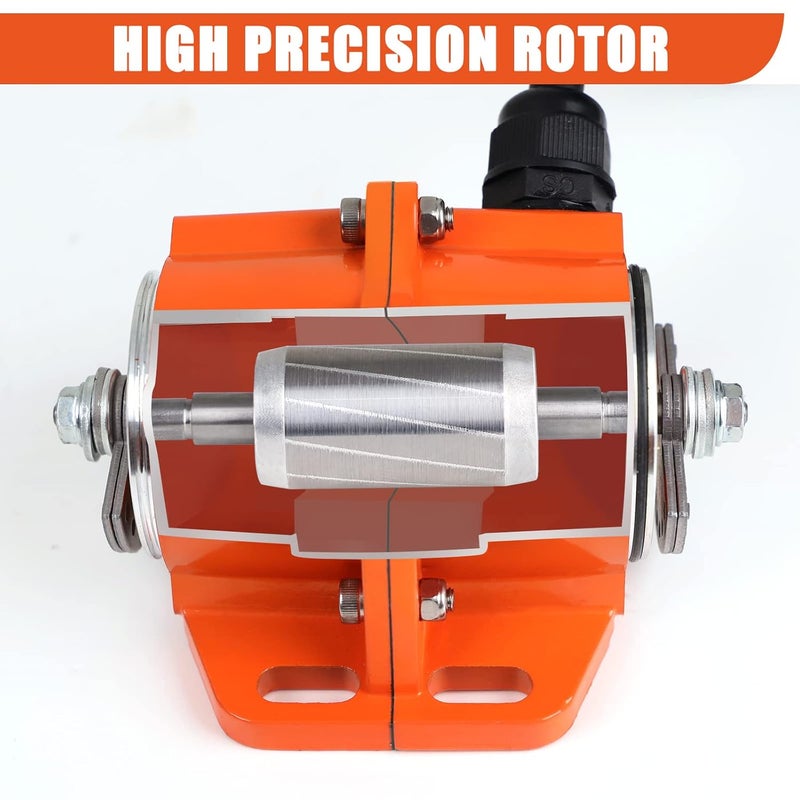 TOAUTO Concrete Vibrator Vibration Motor 60W Single Phase AC 110V 3600rpm Aluminum Alloy Case Vibrating Motor for Shaker Table - Image 3
