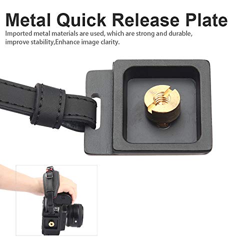 LYNCA E6 Camera Leather Wrist Hand Strap Adjustable Hand Grip Straps DSLR BL - Image 3
