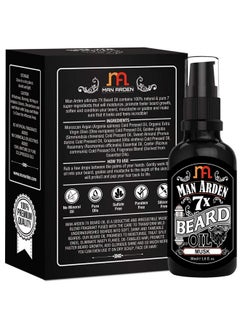 Man Arden Man Arden 7X Beard Oil 30ml (Musk) - 7 Premium Oils Supports Beard Growth & Nourishment  - Image 3