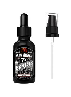 Man Arden Man Arden 7X Beard Oil 30ml (Musk) - 7 Premium Oils Supports Beard Growth & Nourishment  - Image 2