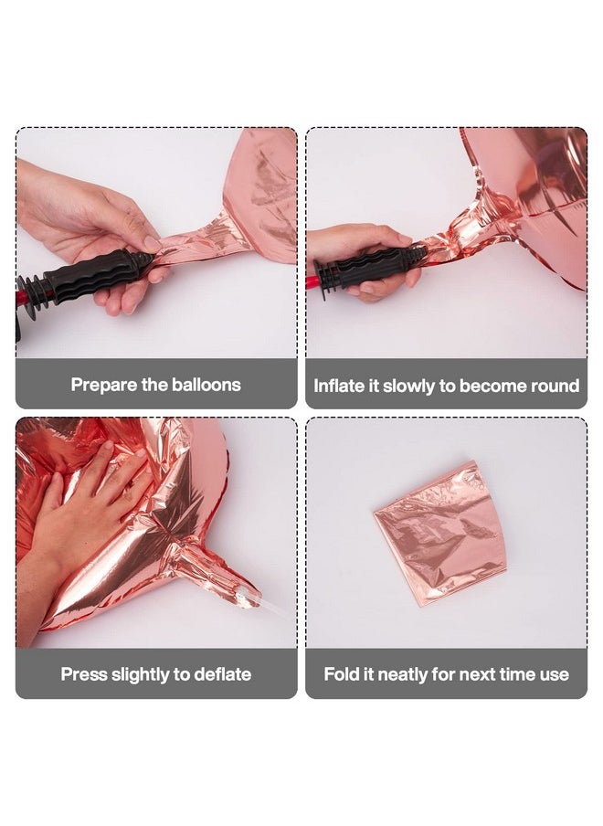 PartyWoo 140 Pcs Pink Balloon Arch Kit Black And Hot Pink Balloon Garland With Rose Gold 4D Balloons Dusty Rose Metallic Balloons For Birthday Decorations Wedding Decorations Bachelorette Party  - Image 5