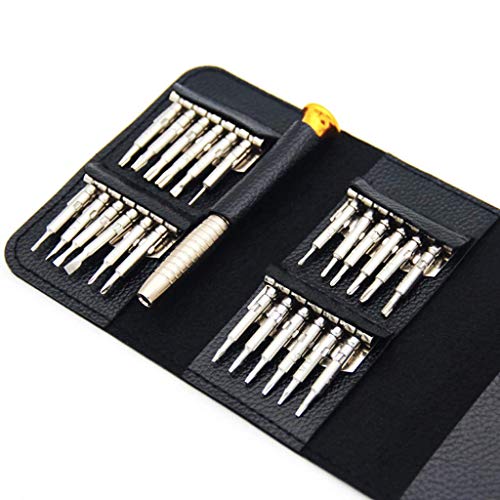 ROKTRY 25 in 1 Mini Screwdriver Set with Case, Small of Flathead and Phillips, Screwdrivers Magnetic Micro Screwdriver Kit for Electronics - Image 2