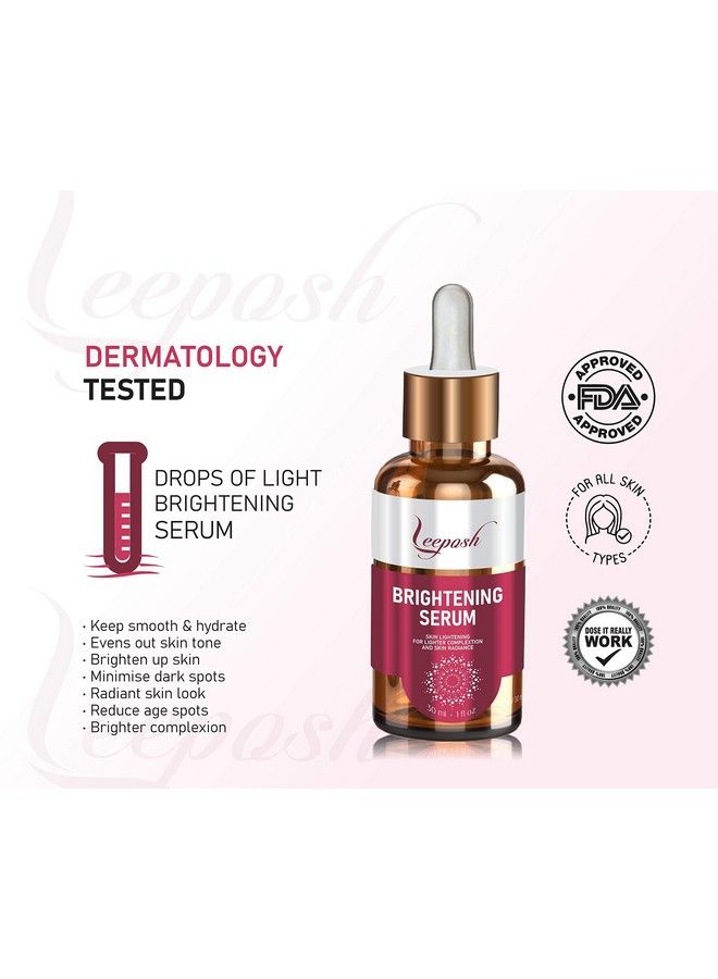 leeposh سيروم تفتيح فيتامين سي مع جلوتا سيروم مضاد للشيخوخة سيروم تفتيح البشرة - Image 3