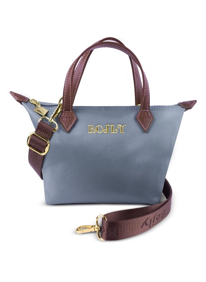 BOJLY Tote Bag for Women, Waterproof Multifunctional Mini Handbag, Lightweight Simple Crossbody Bag Shoulder Bag Small Purse Airy Blue - Image 1