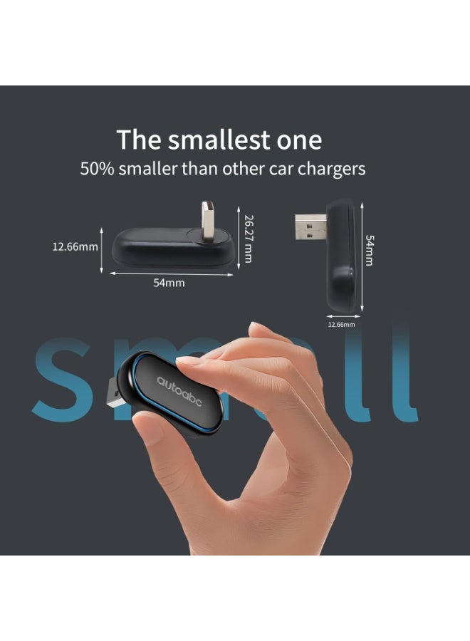 Vierex 2-in-1 Wireless CarPlay & Android Auto Adapter | Plug & Play USB Dongle | Convert Wired to Wireless | Retain OEM Functions | 360° Rotating Mini Design | Compatible with 800+ Car Models (2016+) - Image 3