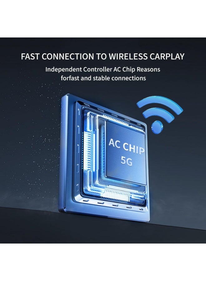 Vierex 2-in-1 Wireless CarPlay & Android Auto Adapter | Plug & Play USB Dongle | Convert Wired to Wireless | Retain OEM Functions | 360° Rotating Mini Design | Compatible with 800+ Car Models (2016+) - Image 4