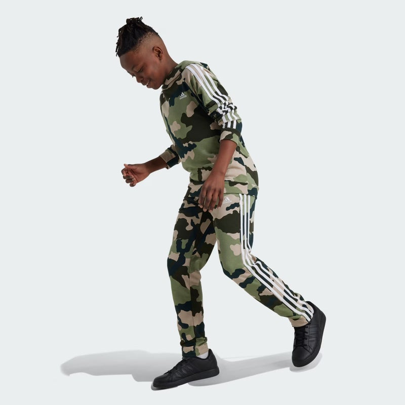Adidas Essentials Allover Print Hoodie Kids - Image 1