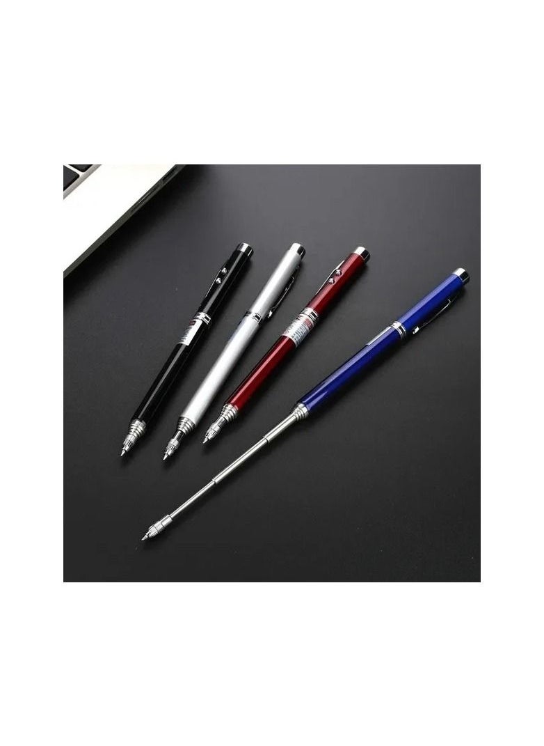 Generic - 4-Pieces Remote RED Laser Stylus Pen,Powerful Laser Pointer Writing Pen,Flexible Teaching Pen - Image 1