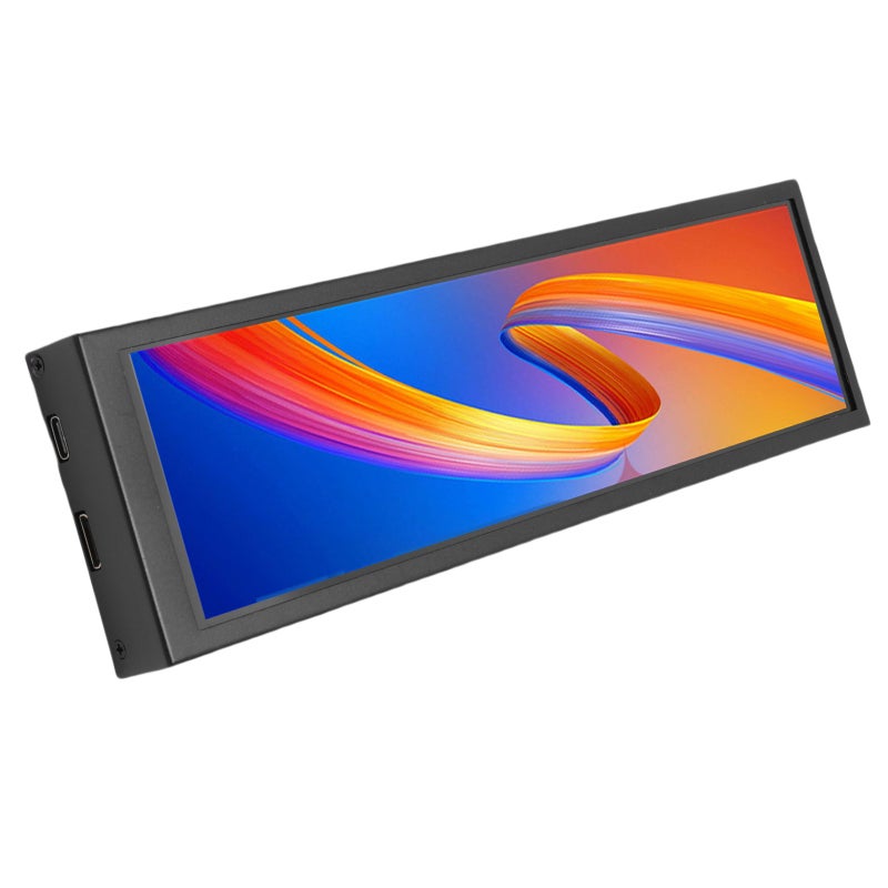 8.8 Inch PC Temperature Display 1920x480 Computer Temp Display 178 Degree Wide View Dynamic Theme Support Standard Version - Image 2
