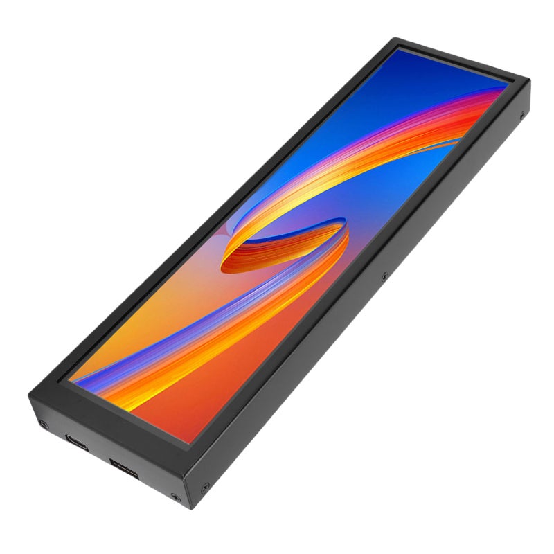 8.8 Inch PC Temperature Display 1920x480 Computer Temp Display 178 Degree Wide View Dynamic Theme Support Standard Version - Image 4
