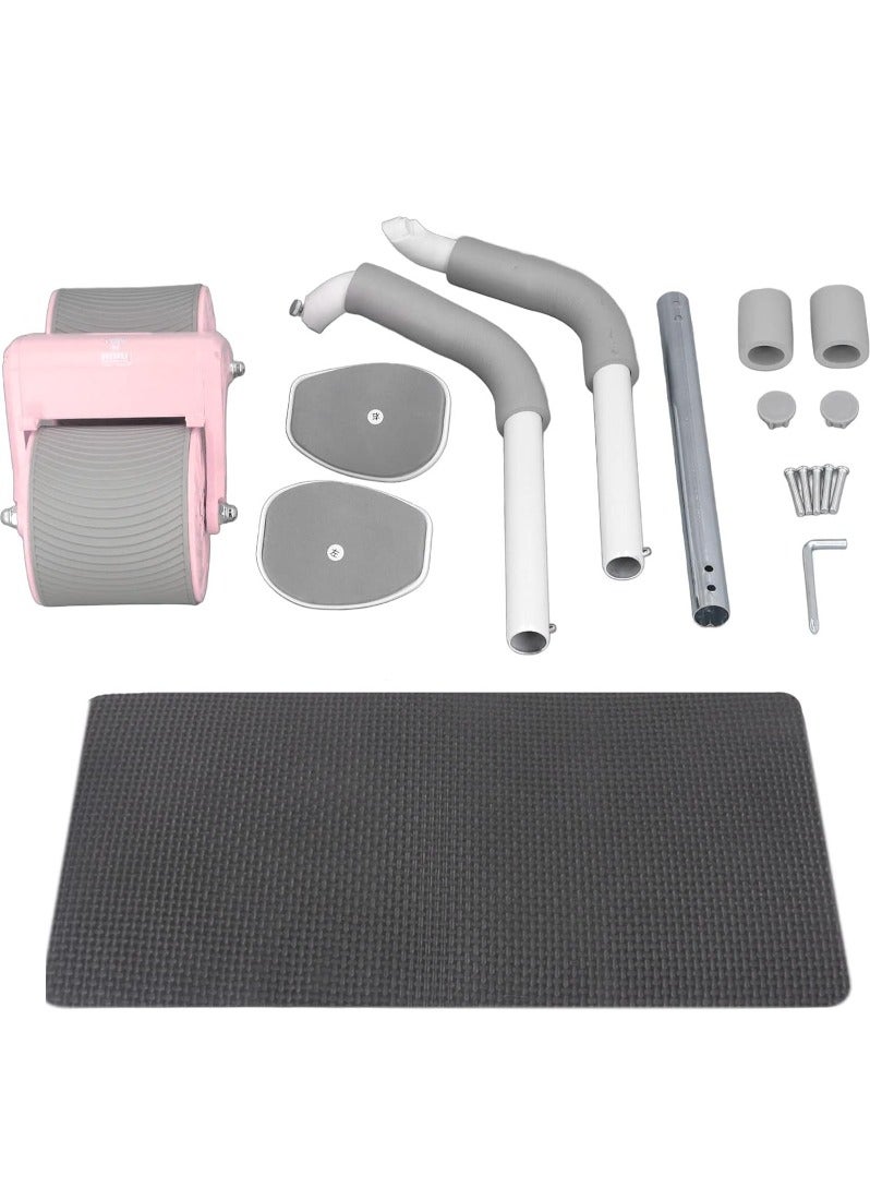 أكاليكس 2023 جديد مع الموقت أب البطن ممارسة الأسطوانة دعامة كوع ، عبس الأسطوانة عجلة الأساسية معدات التمرين ، التلقائي انتعاش عجلة البطن - Image 4