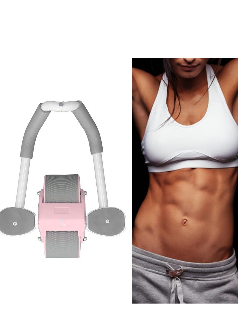 أكاليكس 2023 جديد مع الموقت أب البطن ممارسة الأسطوانة دعامة كوع ، عبس الأسطوانة عجلة الأساسية معدات التمرين ، التلقائي انتعاش عجلة البطن - Image 2