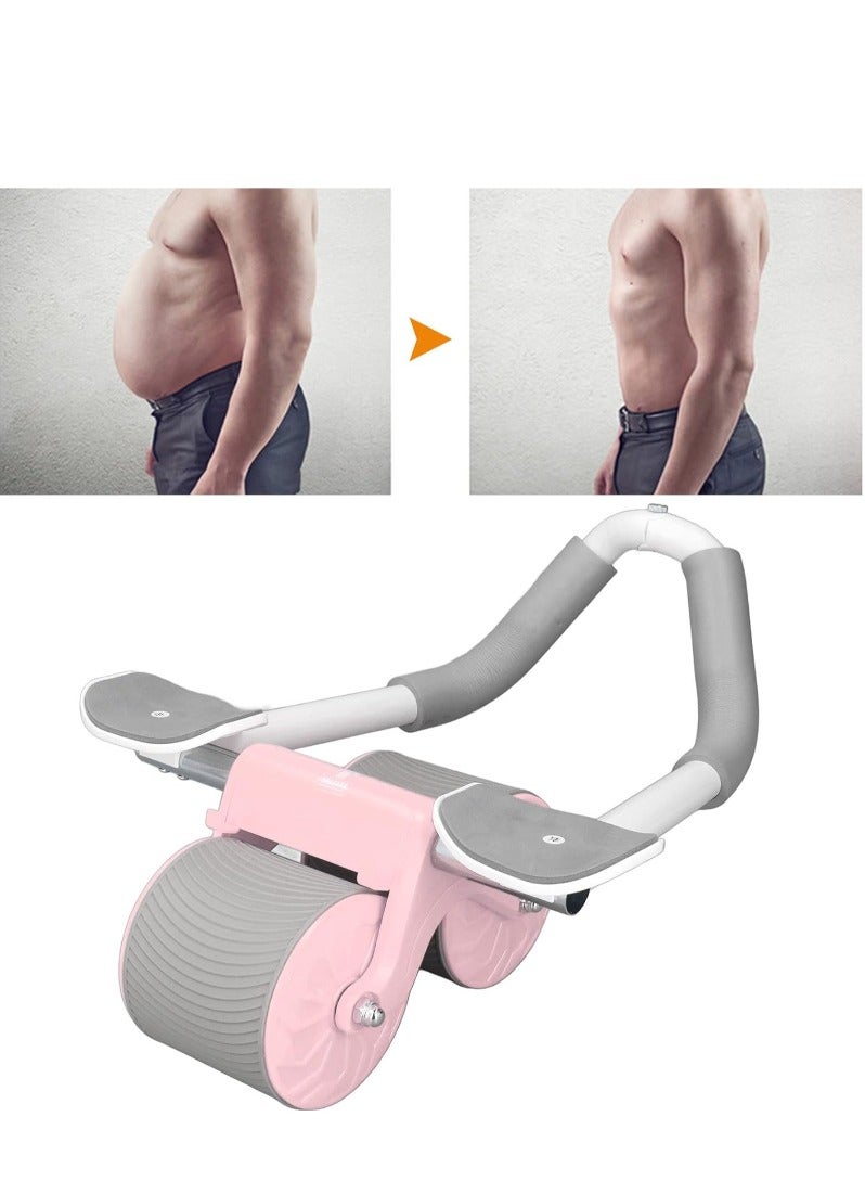 أكاليكس 2023 جديد مع الموقت أب البطن ممارسة الأسطوانة دعامة كوع ، عبس الأسطوانة عجلة الأساسية معدات التمرين ، التلقائي انتعاش عجلة البطن - Image 3