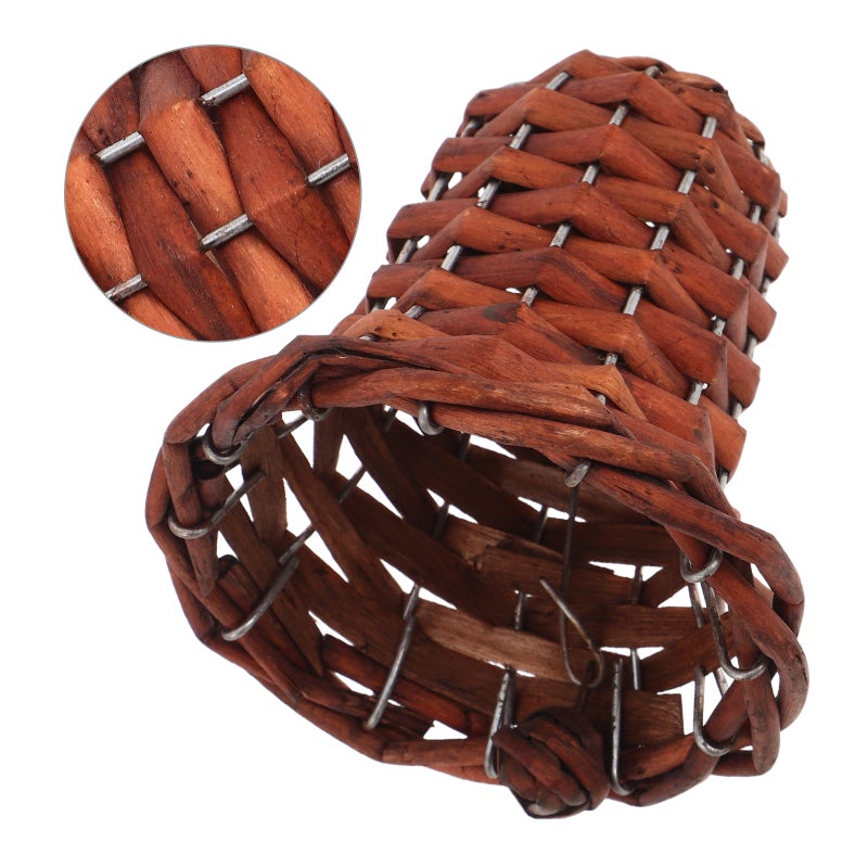 Craft Bell Prop Craft Bell Ornament Craft Rattan Bell Crafting Woven Bell Rattan Toy Bell Prop Rattan Toy Bell Woven Rattan Bell Toy Prop - Image 1