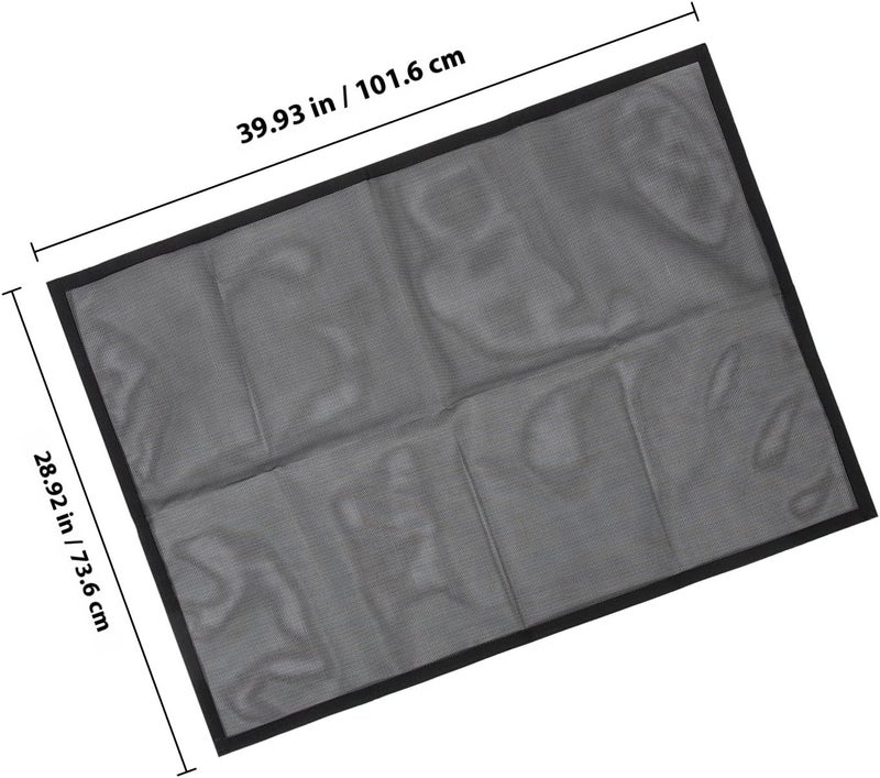 All-scene tailored quality Mobestech Fireplace Mesh Screen Panel 29x40in Plastic Hearth Sparks Guard Protective Screen for Home and Pet Classic practical design - Image 2
