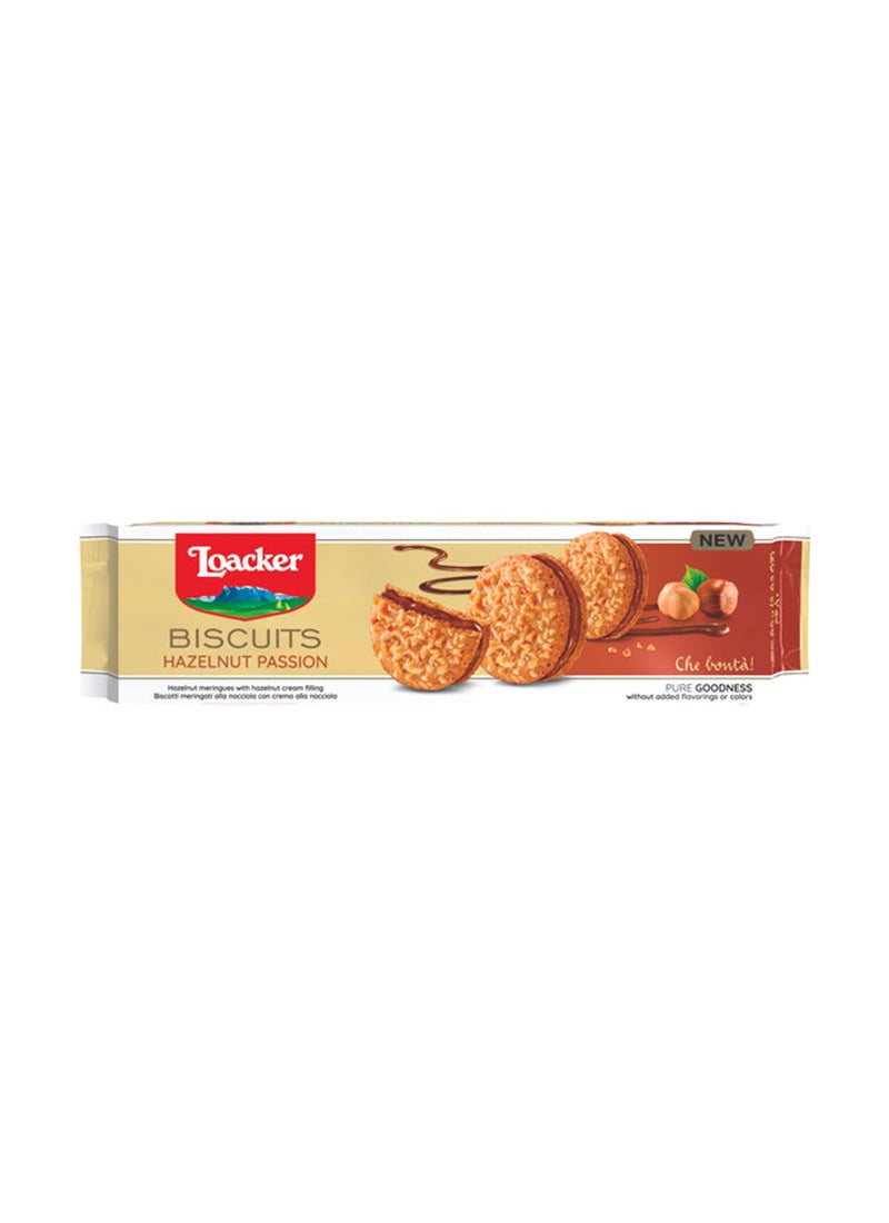 Loacker Hazelnut Passion With Cream Filling Biscuits 80g - Image 1