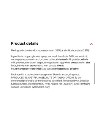 Hazelnut Passion With Cream Filling Biscuits 80g - view 2