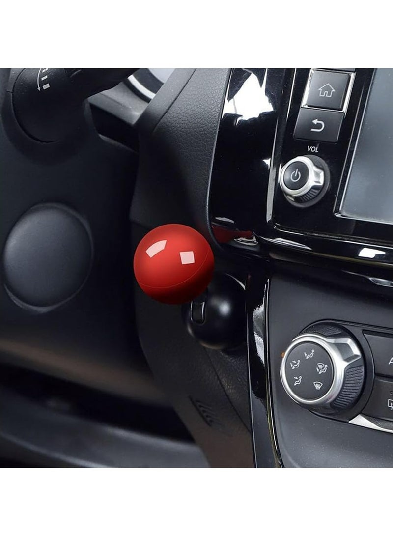 CMGTYYD Car Push to Start Button Rocker, Car One Button Start Lever, Car Engine Start Stop Button Joystick Starter Ball-bar Cover for Decorative Accessories Universal Size for Cars etc-Red - Image 3
