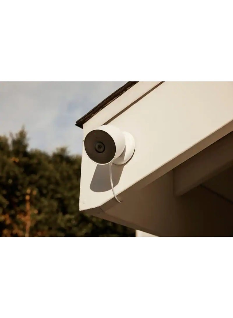 Google - Nest Cam 2 Pack Indoor/Outdoor Wire Free Security Cameras - Snow - Image 4