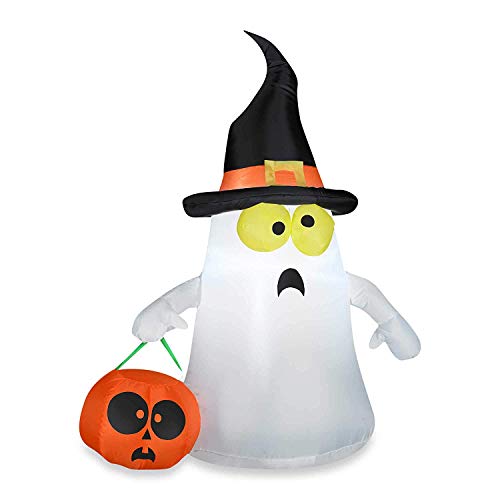 Gemmy 63975X EMW9267923 Inflatable Ghost, Standard, White - Image 1
