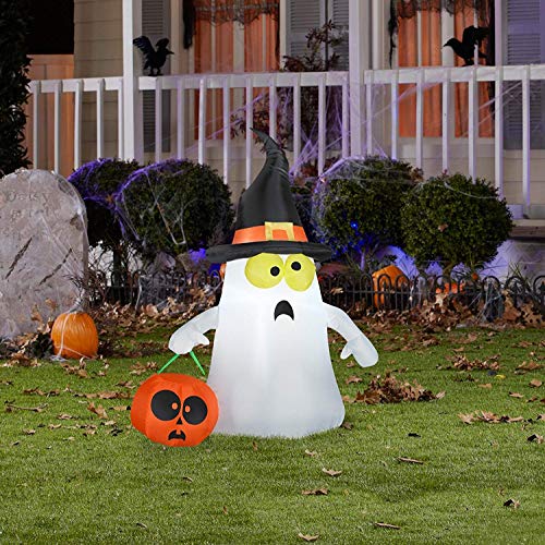 Gemmy 63975X EMW9267923 Inflatable Ghost, Standard, White - Image 2