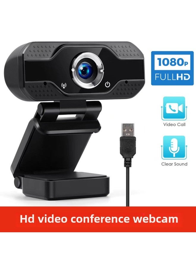 Webcam HD Computer Camera Video Conference Network Teaching Live 1080P Camera-Color:1080P - Image 2