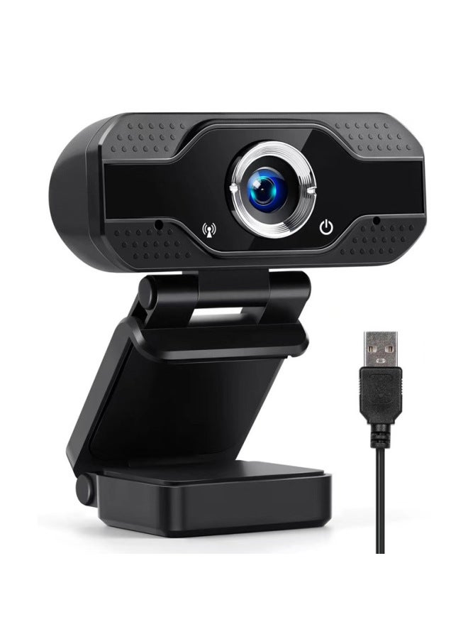 Webcam HD Computer Camera Video Conference Network Teaching Live 1080P Camera-Color:1080P - Image 1