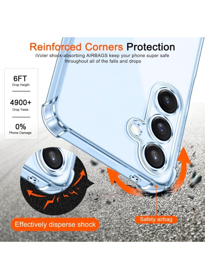 DUSALA Samsung Galaxy S26 5G Clear Case Bumper Scratch Resistant Back Cover for Galaxy S26 Smooth Finish Camera Protective Cover For Samsung Galaxy S26 5G - Image 3