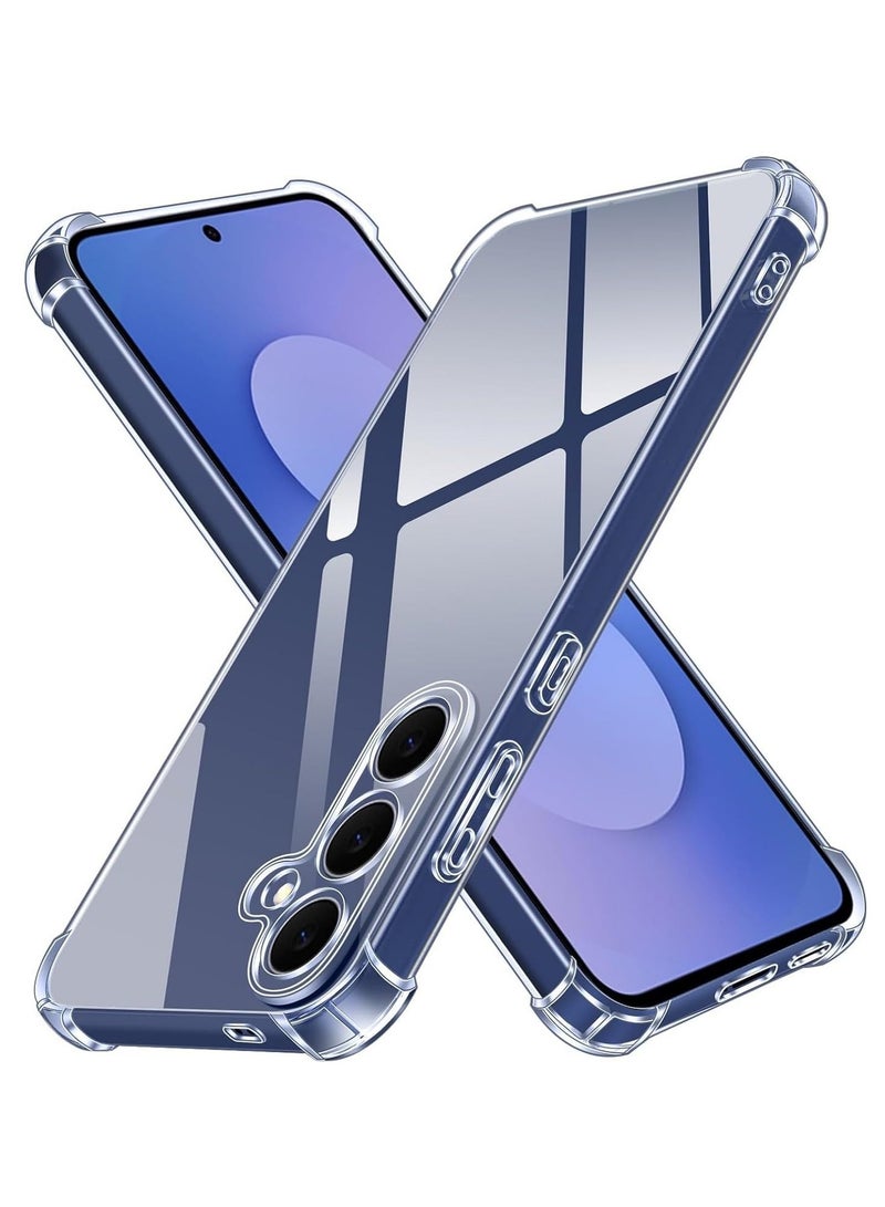 DUSALA Samsung Galaxy S26 5G Clear Case Bumper Scratch Resistant Back Cover for Galaxy S26 Smooth Finish Camera Protective Cover For Samsung Galaxy S26 5G - Image 1