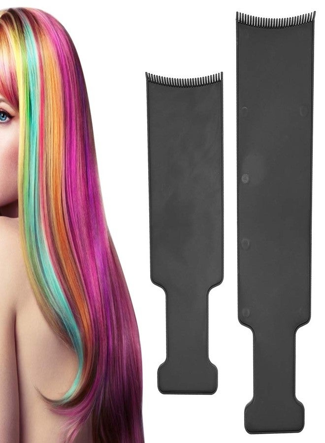 yuyte Long Highlighting Board,Barber Shop Long Flat Top Paddle Board Comb,Balayage Highlighting Board with Teeth Hair Dye Coloring Kit Hair for Hair Coloring Dyeing DIY Hairdressing Tint Tool - Image 3