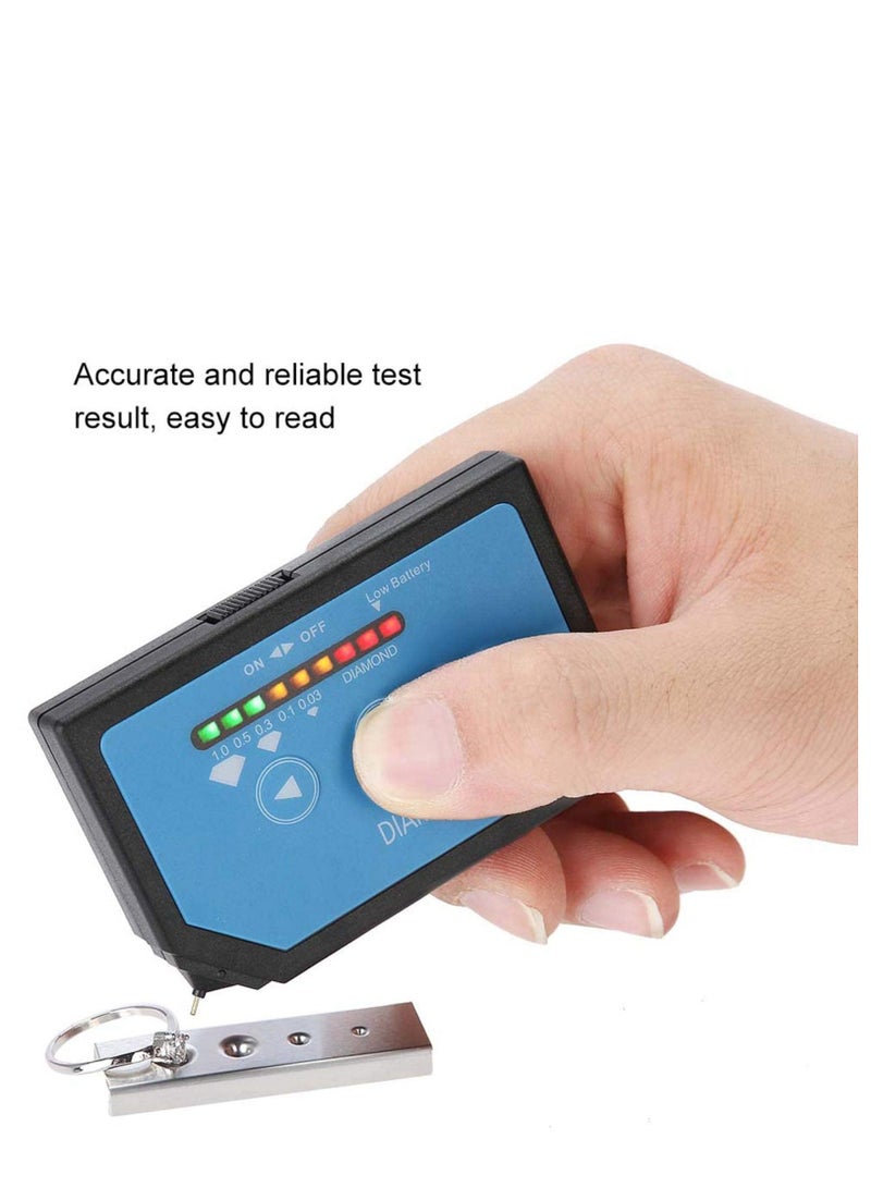 KASTWAVE محدد الماس من الجيل الجديد III جهاز اختبار الماس المحمول العملي لاختبار المجوهرات مع مؤشر LED - Image 4