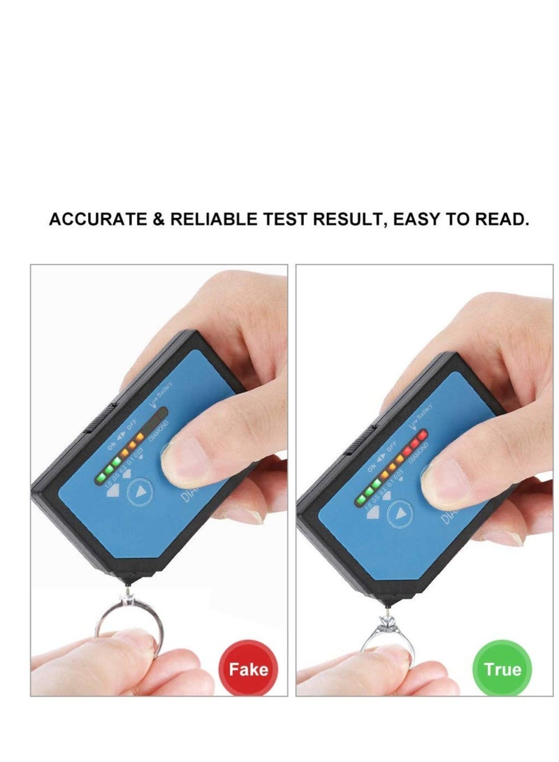 KASTWAVE محدد الماس من الجيل الجديد III جهاز اختبار الماس المحمول العملي لاختبار المجوهرات مع مؤشر LED - Image 3