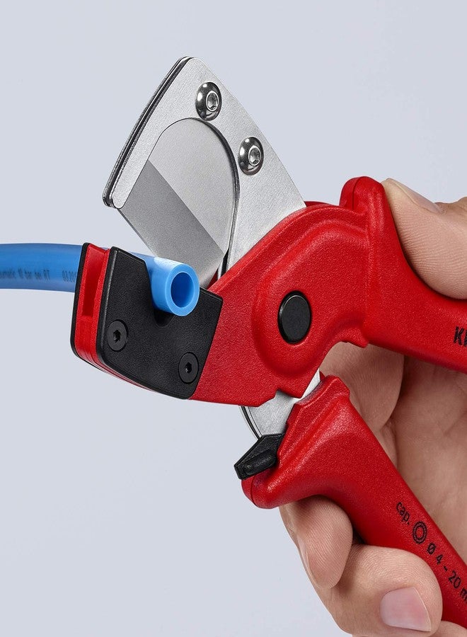 كنيبيكس قاطع خراطيم هوائي من KNIPEX Tools 90 10 185، أحمر - Image 5