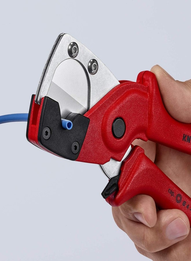 كنيبيكس قاطع خراطيم هوائي من KNIPEX Tools 90 10 185، أحمر - Image 4