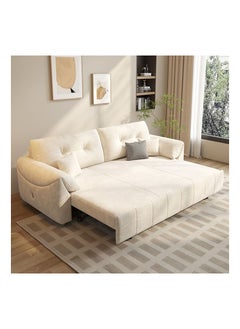 AWD Sofa Bed, Retractable Sofa Cum Bed, Sofa Convertible Bed, Easy To Clean, Foldable Living Room Multifunctional Sofa Furniture Comfortable Cushion, Strong Bearing  Grey, 190x85x80 cm  - Image 5