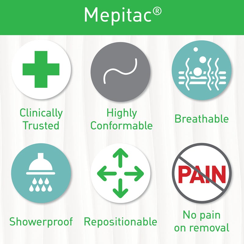Mepitac 298300 Soft Silicone Tape, 2 cm x 3 /0.8 in x 3.3 yd - Image 4