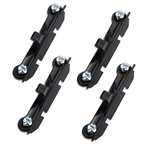 ZZHXSM 4pcs CPU Fan Support Bracket with 8pcs Mounting Screws for AM4 Socket, Black - Image 2