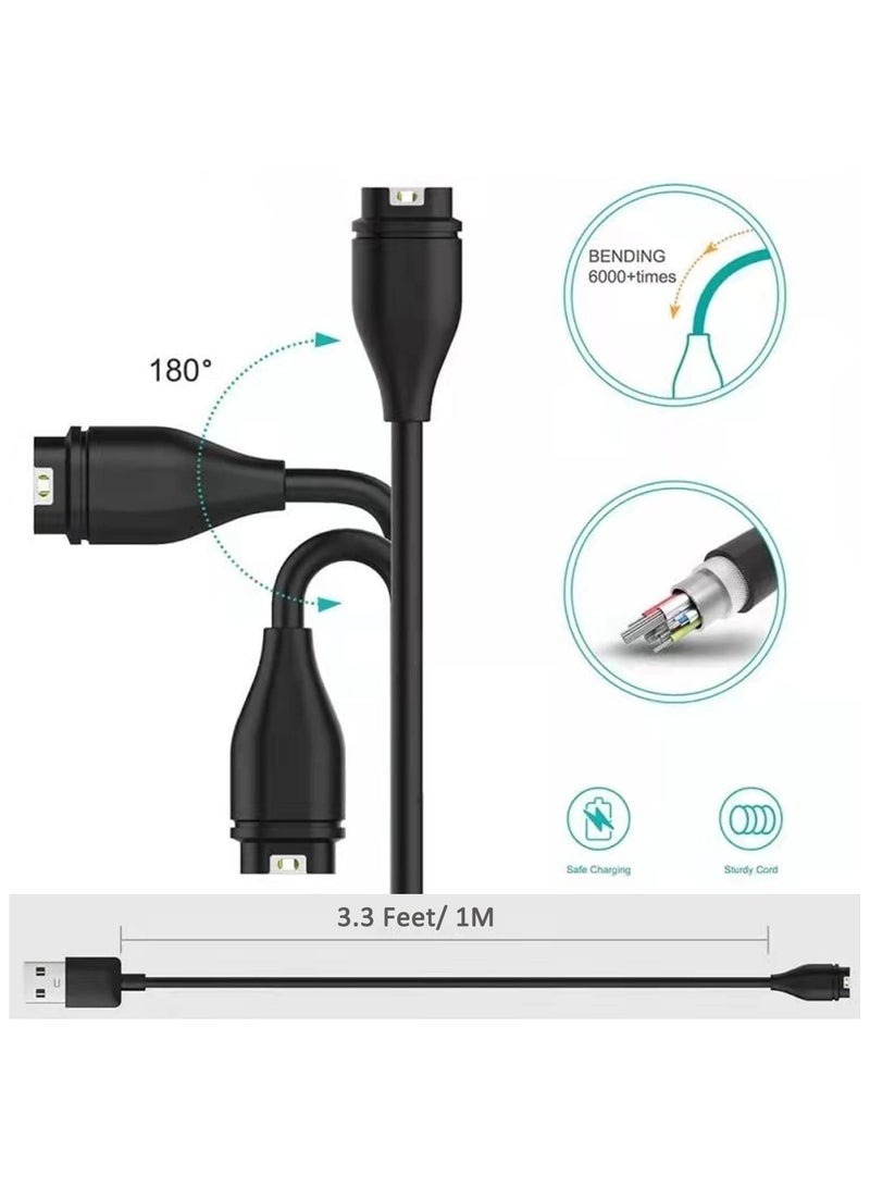 Golau Charging Cable for Garmin Fenix 7 7S 7X / 6 6S 6X / 5 5S 5X / Forerunner 45 55 245 745 945 Music / Approach S10 S12 S40 S42 S60 / Vivoactive 3 4 4S / Instinct / Venu 2 2S Plus - Image 4