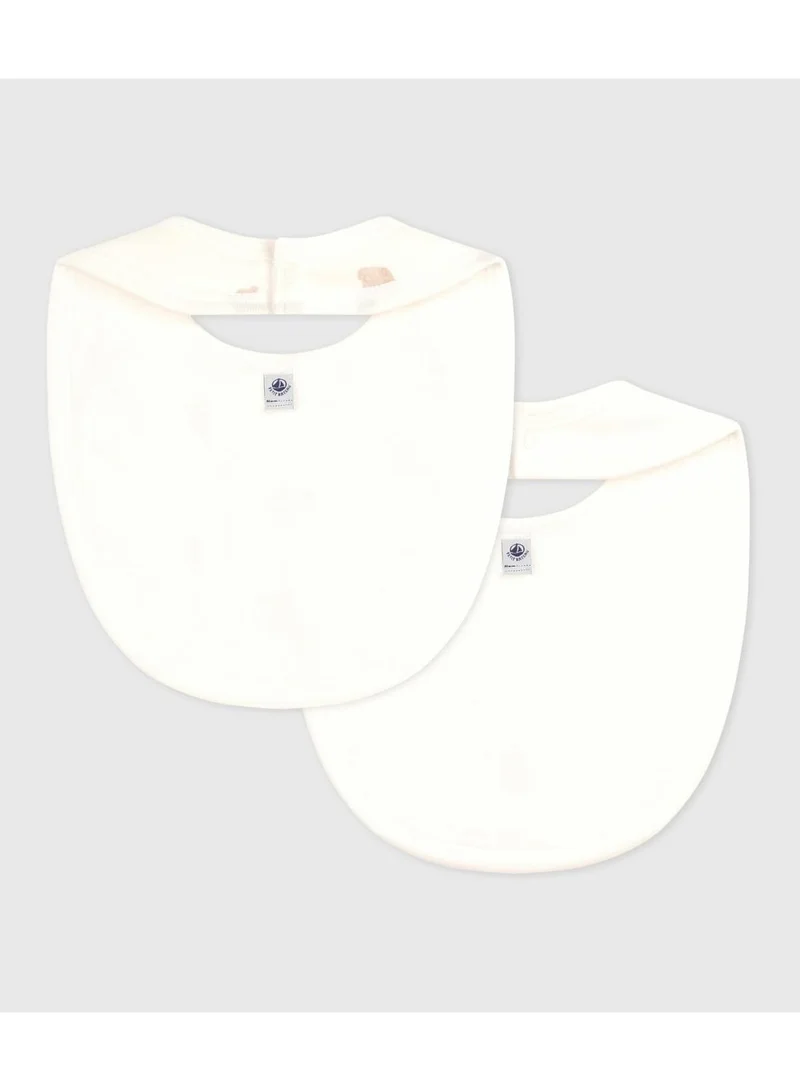 Petit Bateau Pack of babies' bear-print cotton bibs
