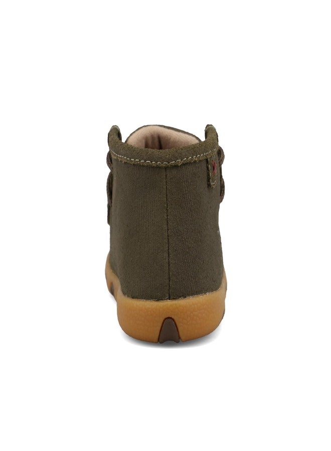 Twisted X Infant's Chukka Driving Moc, Moc Toe, Taupe, 6 M - Image 3