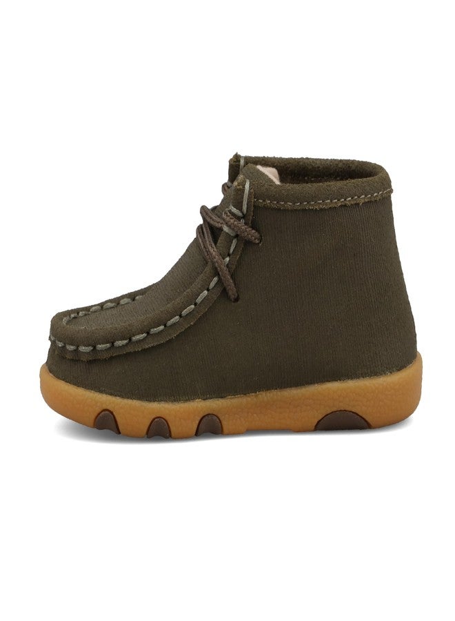 Twisted X Infant's Chukka Driving Moc, Moc Toe, Taupe, 6 M - Image 2