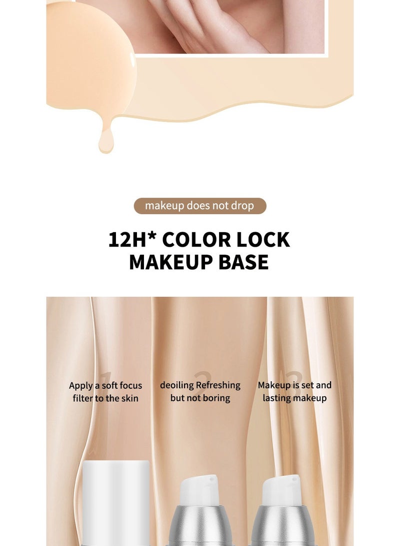 OCHEAL Full Coverage Foundation Colour Changing Foundation with SPF 50 Protection Sunscreen, Long Lasting Makeup,  Full Coverage Concealer Cream, Moisturizing and Flawelss - Image 5