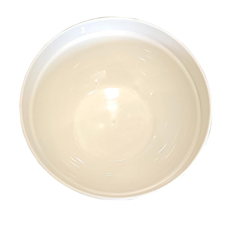PAUL SONS PAUL SONS Hospitality Frosted Polycarbonate Salad and Mixing Stack Bowl OffWhite Pack of 1Pc Mixing Bowl 9Inch1500ml  - Image 3