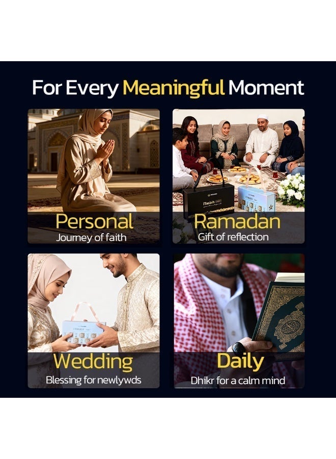 WESLAMIC Faith Smart Tasbih Zikr Ring Digital Prayer Counter with 5 Ring Sizes - Image 3