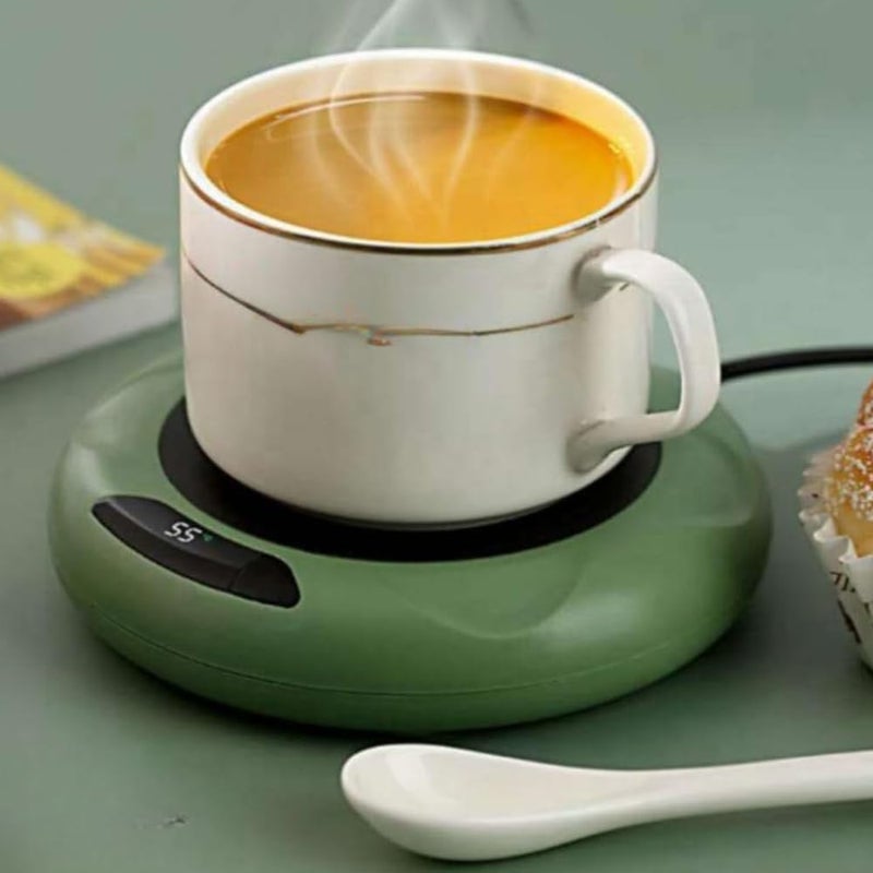 Lapras 𝟏𝟓 𝐘𝐞𝐚𝐫𝐬 𝐆𝐮𝐚𝐫𝐚𝐧𝐭𝐞𝐞, USB Cup Warmer for Coffee Tea Hot Drinks, Portable Electric Mug Heater for Home Office Travel Desk Use, Compact Safe Gift for Family Friends Colleagues - Image 3