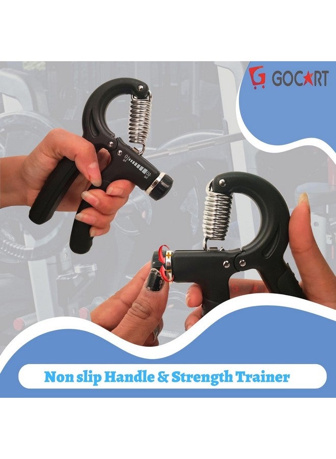 GOCART WITH G LOGO GOCART WITH G LOGO Hand Grips Strengthener, Adjustable Resistance 22-88 Lbs, Hand Exerciser Strength Trainer Hand-Muscle Developer, Build Hand Finger Wrist and Forearm Strength Easily in Orange Color - Image 4